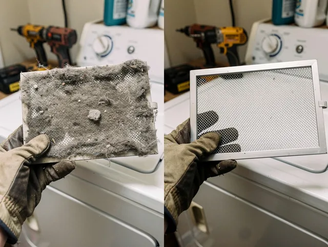 Professional lint trap cleaning by West Warwick Dryer Vent Cleaning in West Warwick