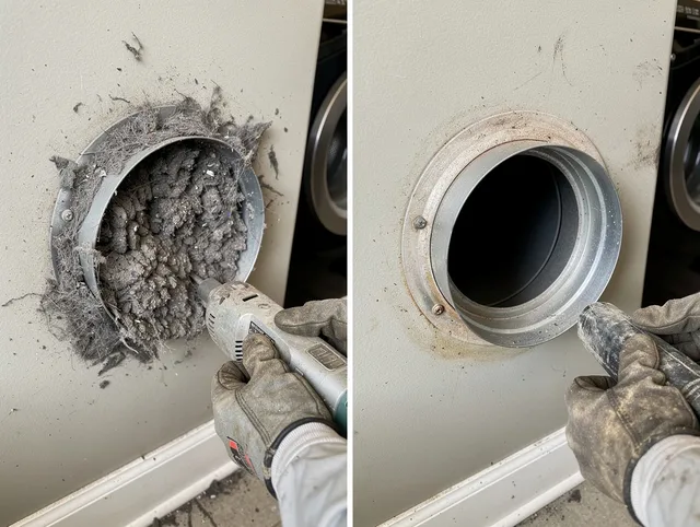 Professional clogged vent cleaning by West Warwick Dryer Vent Cleaning in West Warwick