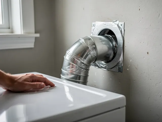West Warwick Dryer Vent Cleaning expert performing professional dryer vent repair and installation in West Warwick