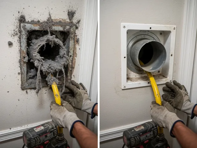 Expert gas dryer vent cleaning by West Warwick Dryer Vent Cleaning in West Warwick