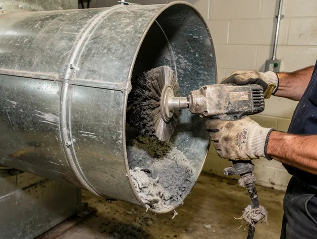 Industrial-grade dryer vent cleaning by West Warwick Dryer Vent Cleaning in West Warwick
